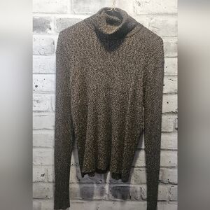 3/$30 Womans Brown Turtleneck Sweater